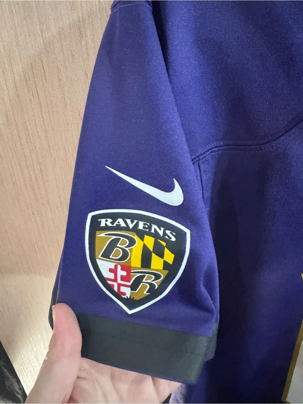 Women’s Nike NFL Purple Gold On Field Baltimore Ravens Jersey #16 Wallace XXL